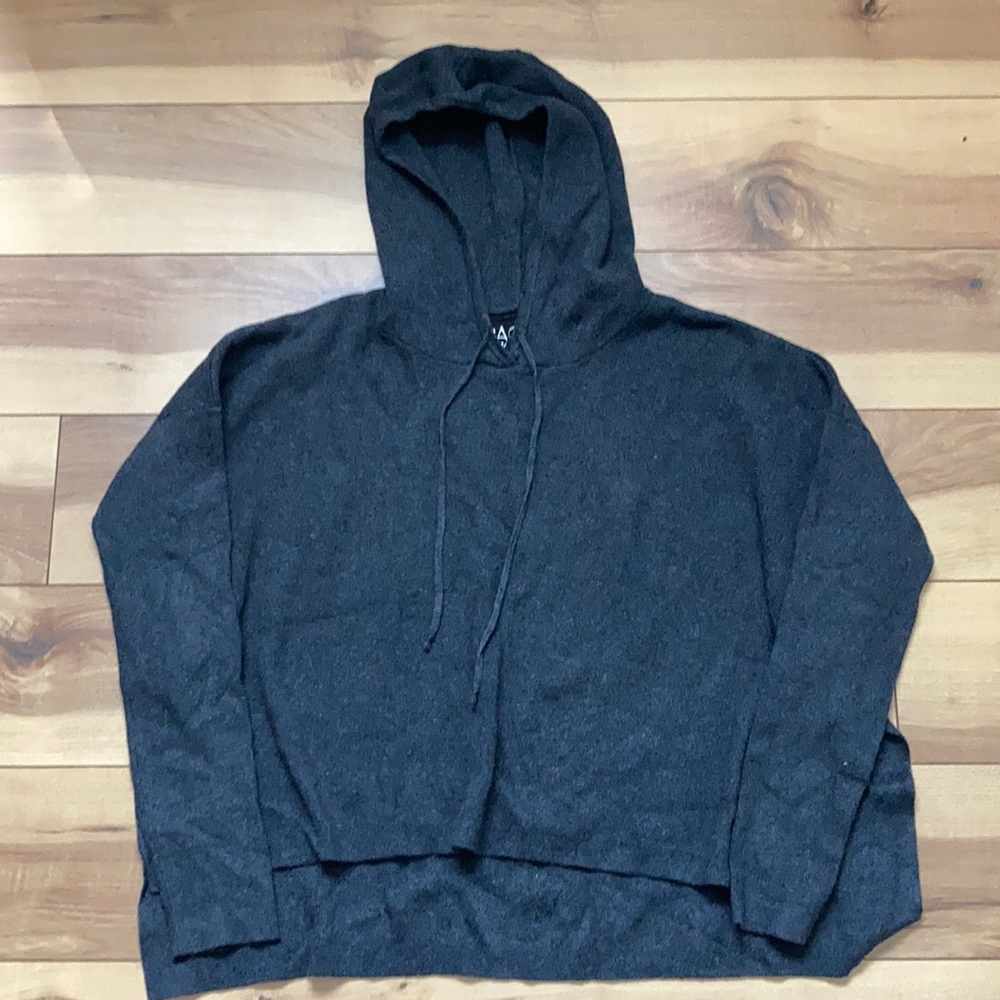 Rachel Rachel Roy gray hoodie sweater. Size M
